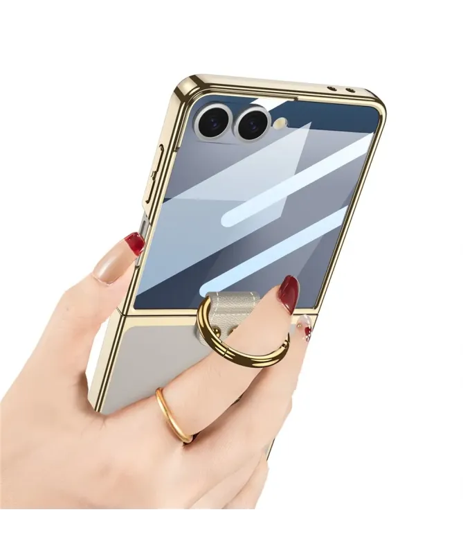 Coque Samsung Galaxy Z Flip 7 Transparente avec Anneau | ECLAT