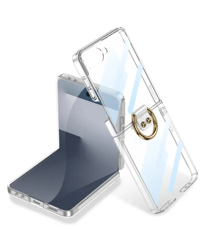Coque Samsung Galaxy Z Flip 7 Transparente avec Anneau | ECLAT