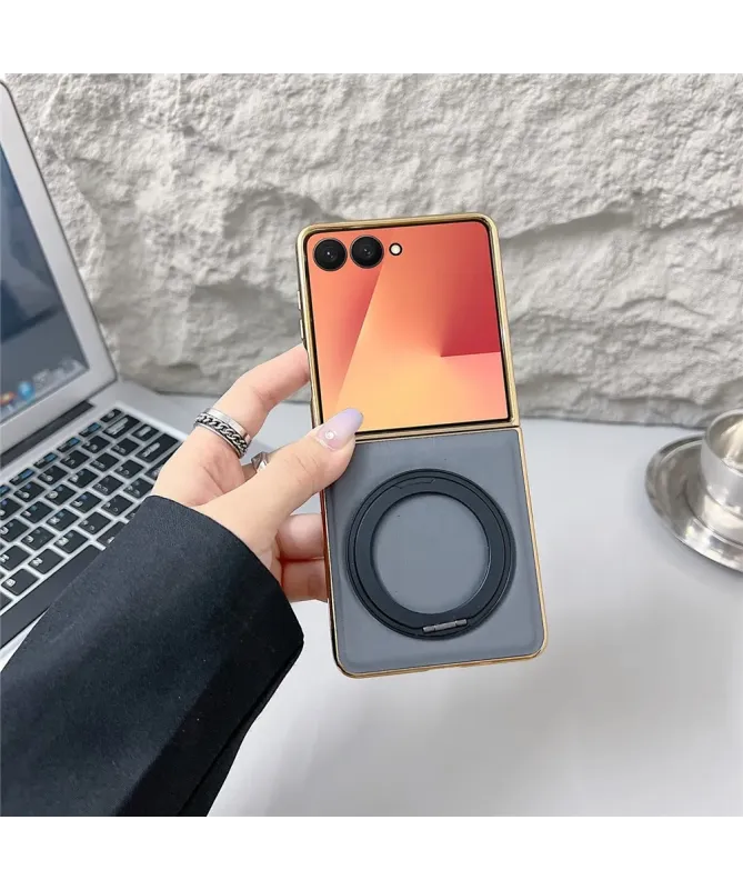 Coque Samsung Galaxy Z Flip 7 avec Support Rotatif | JULIETTE
