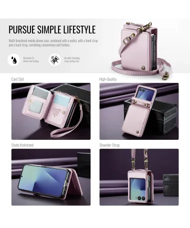 Housse Samsung Galaxy Z Flip 7 Effet Cuir | C22