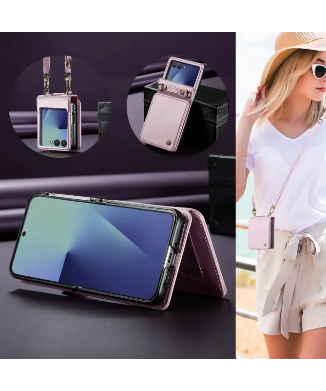 Housse Samsung Galaxy Z Flip 7 Effet Cuir | C22