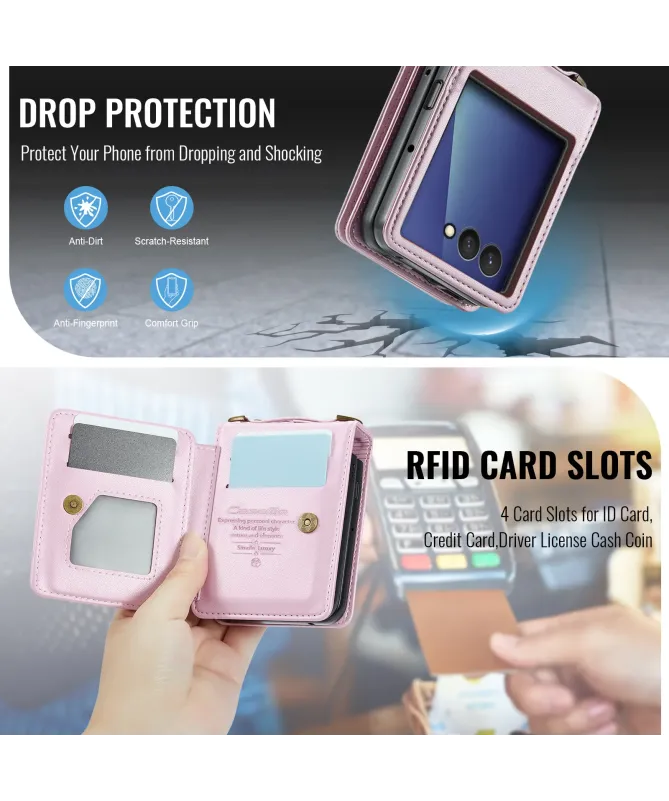 Housse Samsung Galaxy Z Flip 7 Effet Cuir | C22