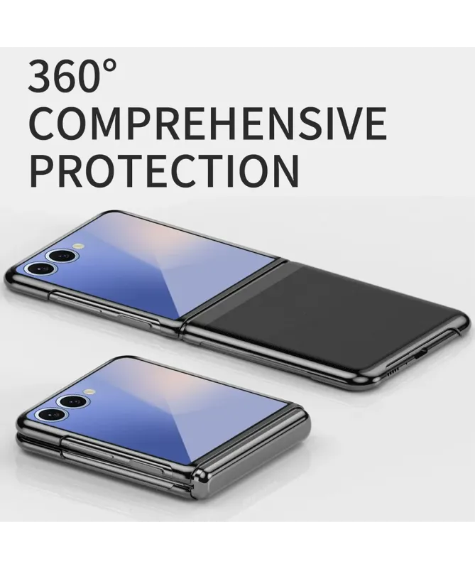 Coque Samsung Galaxy Z Flip 7 Transparente Rigide | Finition Métallisé