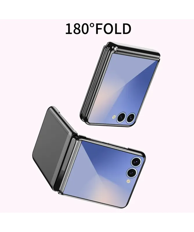 Coque Samsung Galaxy Z Flip 7 Transparente Rigide | Finition Métallisé