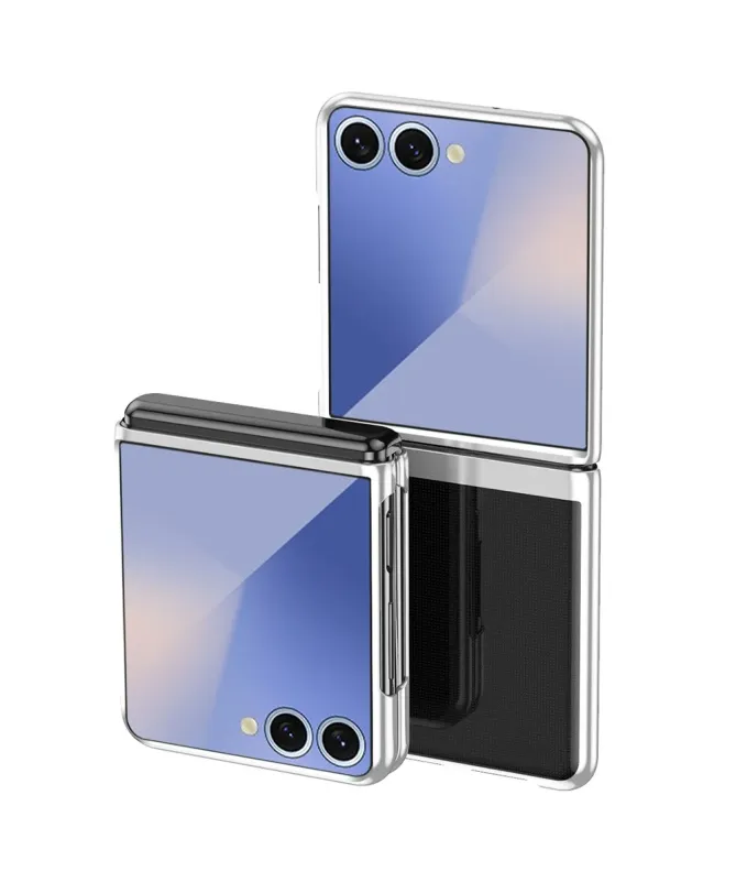 Coque Samsung Galaxy Z Flip 7 Transparente Rigide | Finition Métallisé