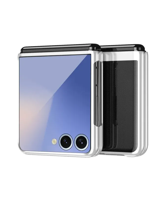 Coque Samsung Galaxy Z Flip 7 Transparente Rigide | Finition Métallisé