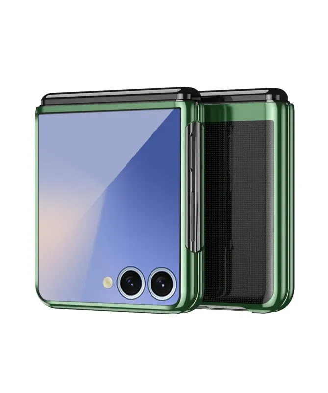 Coque Samsung Galaxy Z Flip 7 Transparente Rigide | Finition Métallisé