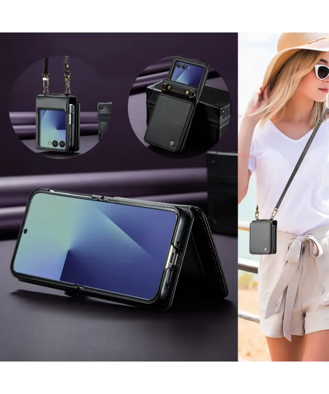 Housse Samsung Galaxy Z Flip 7 Effet Cuir | C22