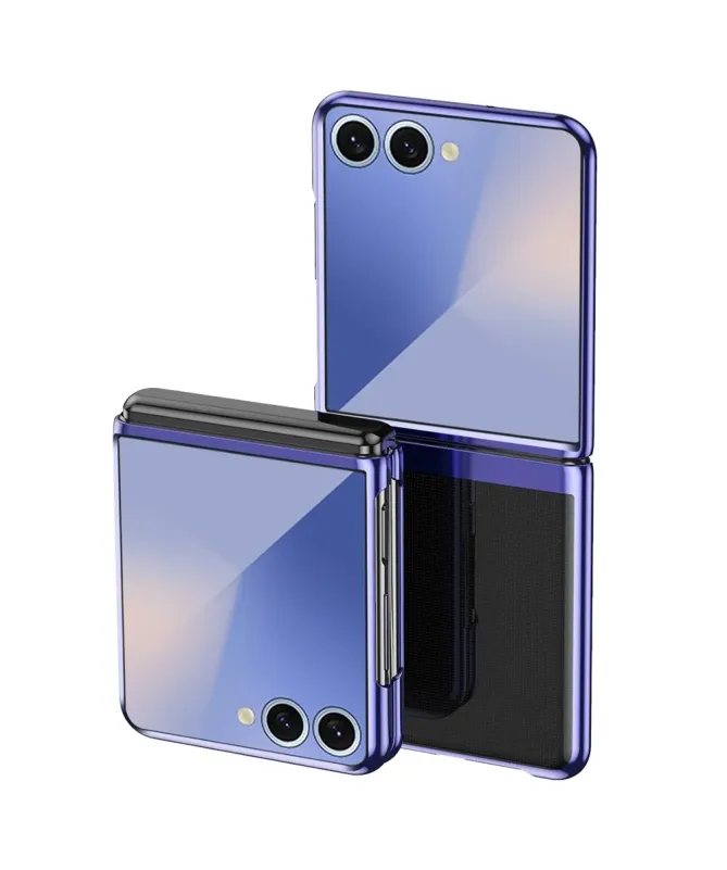 Coque Samsung Galaxy Z Flip 7 Transparente Rigide | Finition Métallisé