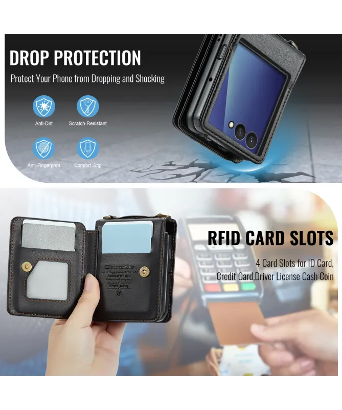 Housse Samsung Galaxy Z Flip 7 Effet Cuir | C22