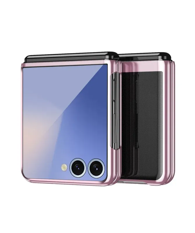 Coque Samsung Galaxy Z Flip 7 Transparente Rigide | Finition Métallisé