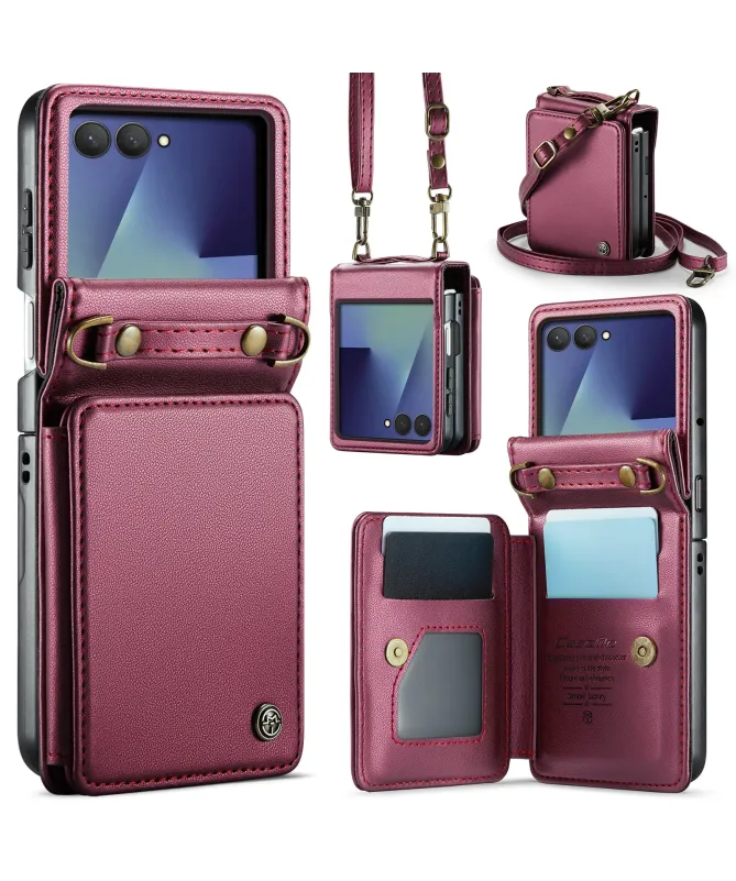 Housse Samsung Galaxy Z Flip 7 Effet Cuir | C22