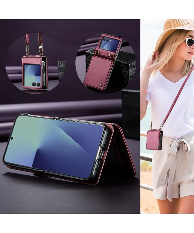 Housse Samsung Galaxy Z Flip 7 Effet Cuir | C22