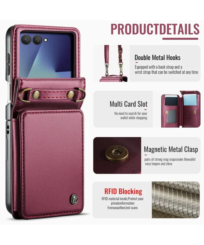 Housse Samsung Galaxy Z Flip 7 Effet Cuir | C22