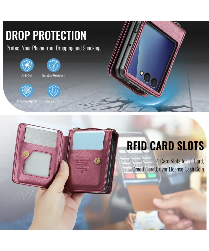 Housse Samsung Galaxy Z Flip 7 Effet Cuir | C22