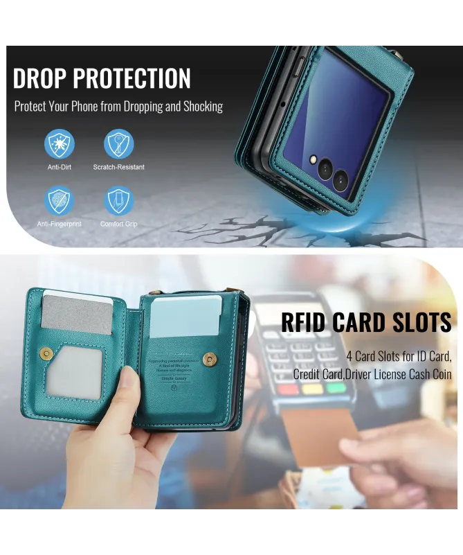 Housse Samsung Galaxy Z Flip 7 Effet Cuir | C22