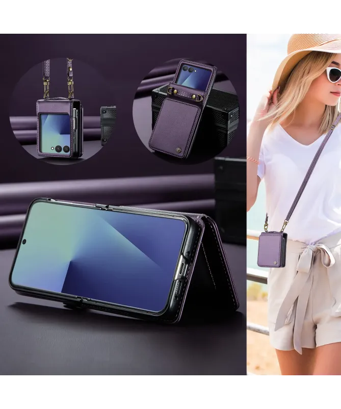 Housse Samsung Galaxy Z Flip 7 Effet Cuir | C22