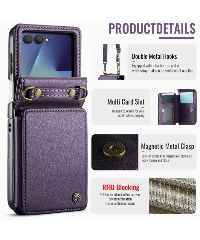 Housse Samsung Galaxy Z Flip 7 Effet Cuir | C22