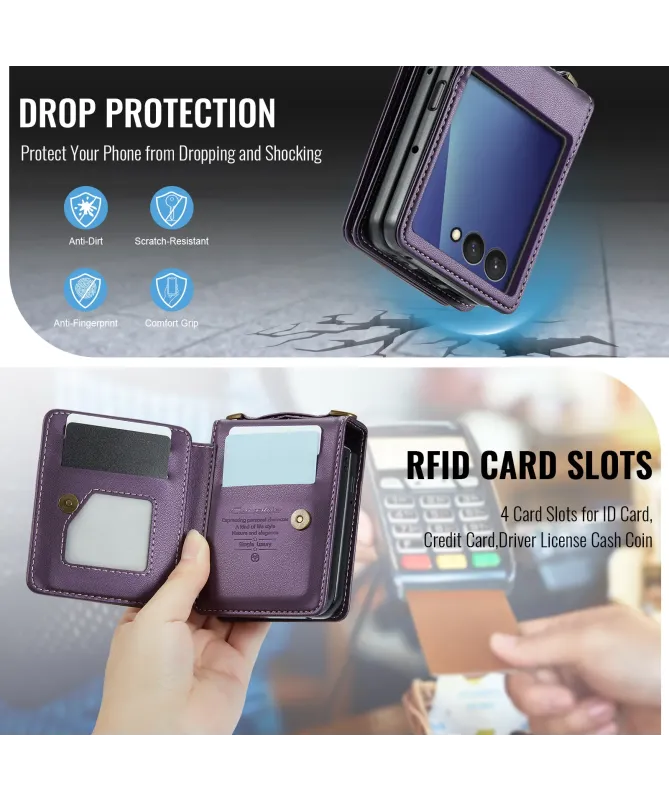 Housse Samsung Galaxy Z Flip 7 Effet Cuir | C22