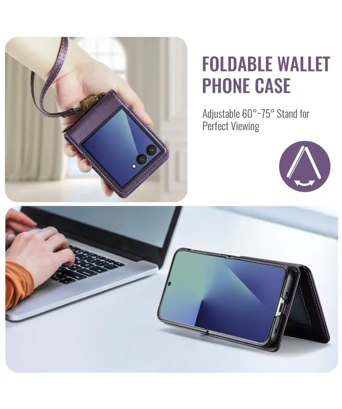 Housse Samsung Galaxy Z Flip 7 Effet Cuir | C22