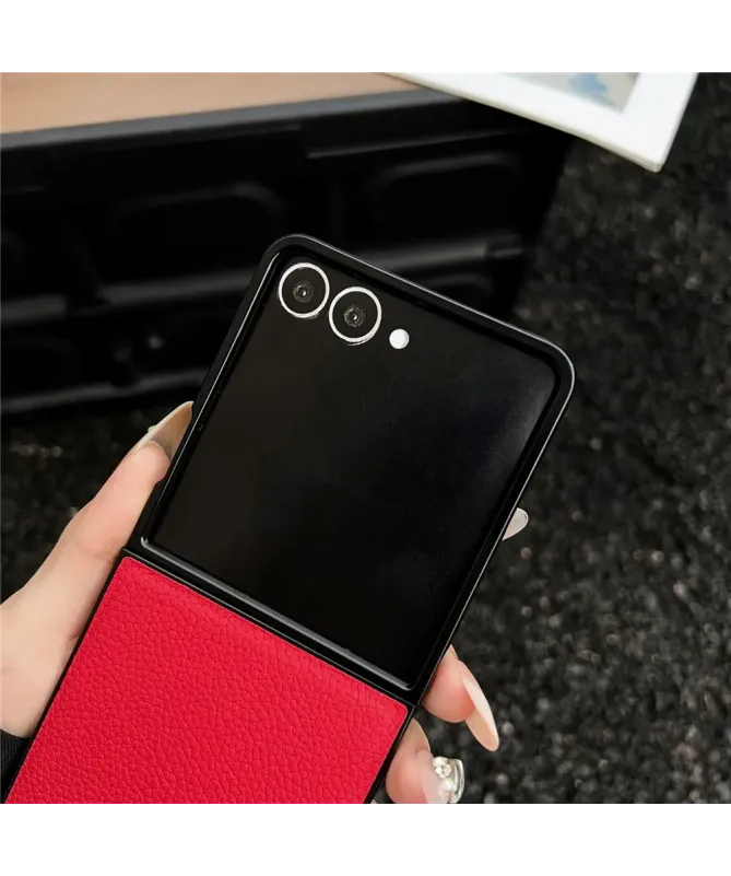 Coque Samsung Galaxy Z Flip 7 Texture Litch | CLASSIK