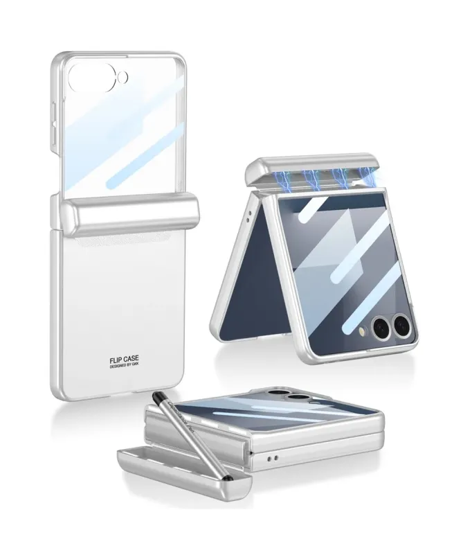 Coque Samsung Galaxy Z Flip 7 avec Charnière Magnétique et Film Protec
