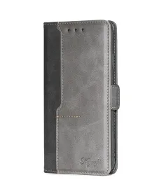 Housse Oppo A5 Pro 5G / 4G Keyunfei simili cuir bicolore