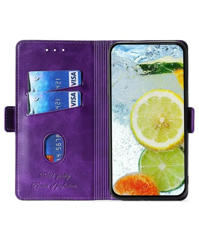 Housse Oppo A5 Pro 5G / 4G Keyunfei simili cuir bicolore