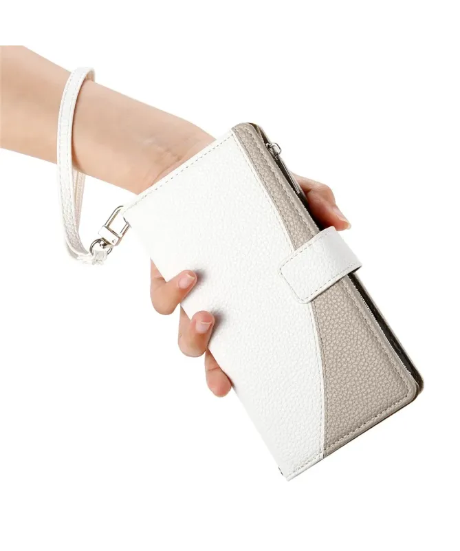 Housse Oppo A5 Pro 5G / 4G Zippé Bicolore avec Bandoulière | ELYNA