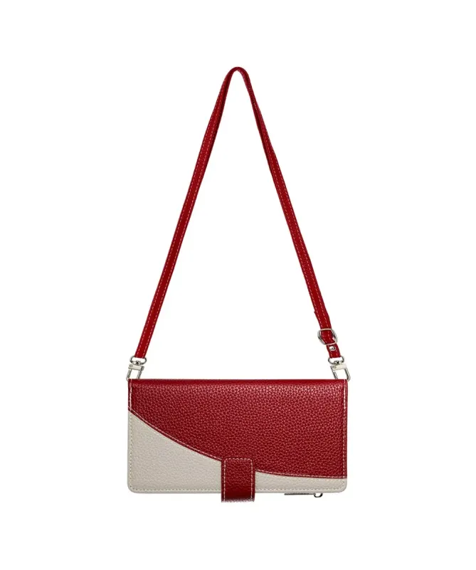 Housse Oppo A5 Pro 5G / 4G Zippé Bicolore avec Bandoulière | ELYNA