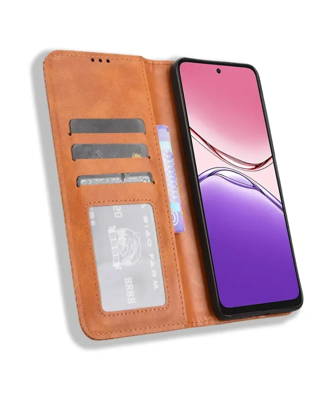 Étui Oppo A5 Pro 5G / 4G Le Cirénius Style Cuir