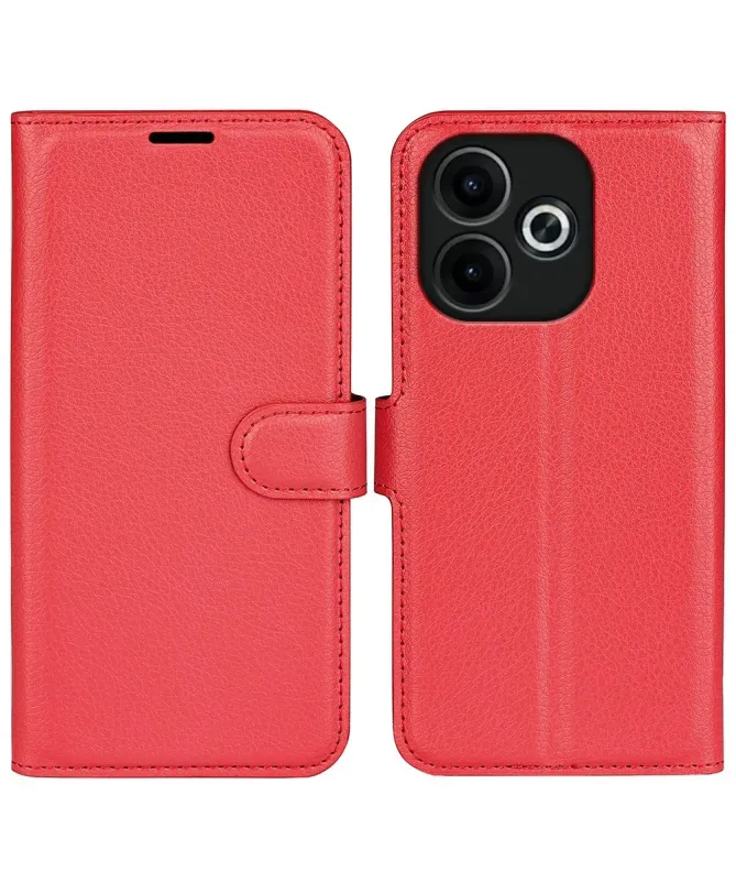 Housse Oppo A5 Pro 5G / 4G Portefeuille Style Cuir Litchi | CLASSIC