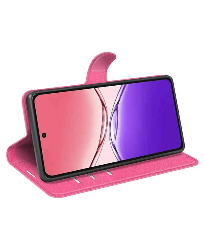 Housse Oppo A5 Pro 5G / 4G Portefeuille Style Cuir Litchi | CLASSIC