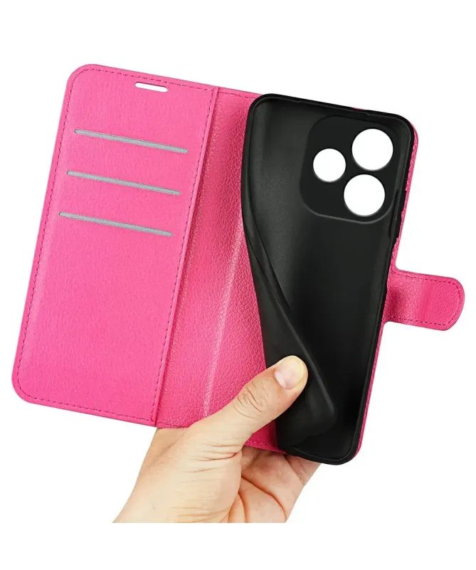 Housse Oppo A5 Pro 5G / 4G Portefeuille Style Cuir Litchi | CLASSIC