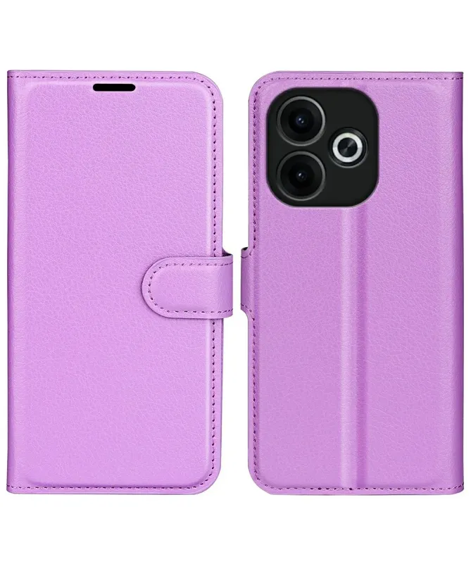 Housse Oppo A5 Pro 5G / 4G Portefeuille Style Cuir Litchi | CLASSIC