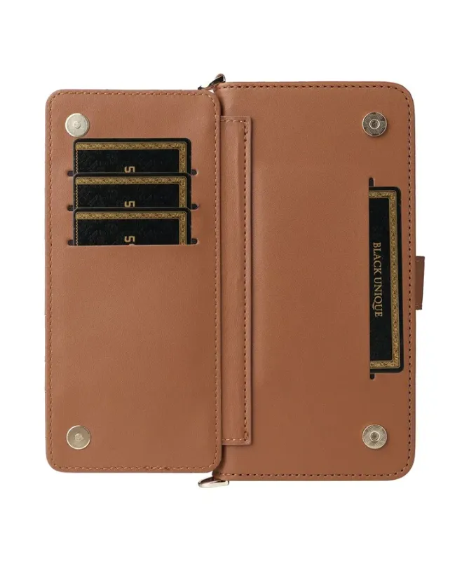 Housse Oppo A5 Pro 5G / 4G Bandoulière Matelassée Portefeuille Intégré