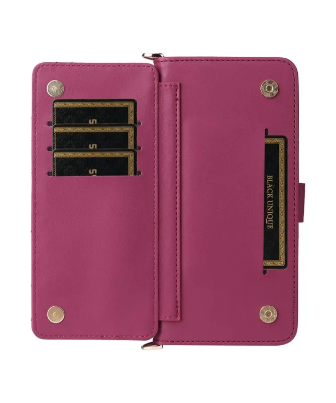 Housse Oppo A5 Pro 5G / 4G Bandoulière Matelassée Portefeuille Intégré