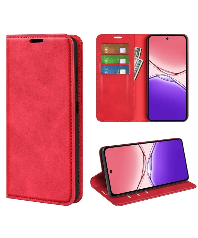 Étui Oppo A5 Pro 5G / 4G simili cuir fonction stand