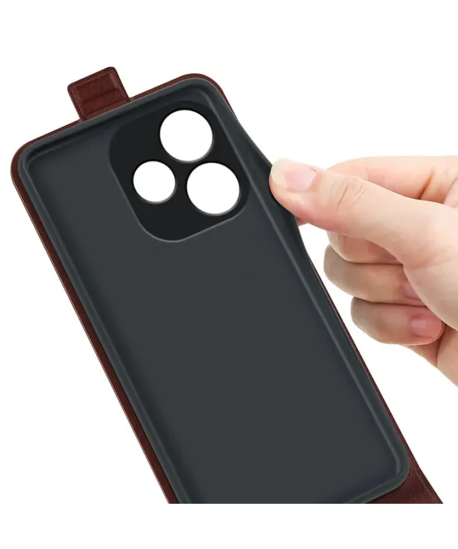 Étui Oppo A5 Pro 5G / 4G simili cuir avec rabat verticale