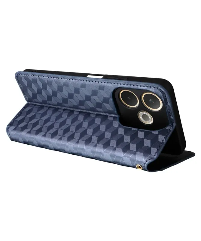 Housse Oppo A5 Pro 5G / 4G flip cover design géométrie