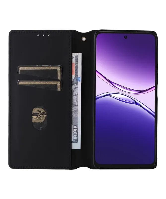 Housse Oppo A5 Pro 5G / 4G flip cover design géométrie