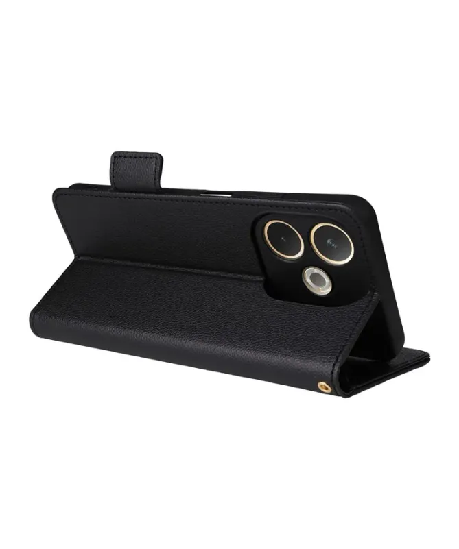 Housse Oppo A5 Pro 5G / 4G effet cuir à Lanière | FOLKEN