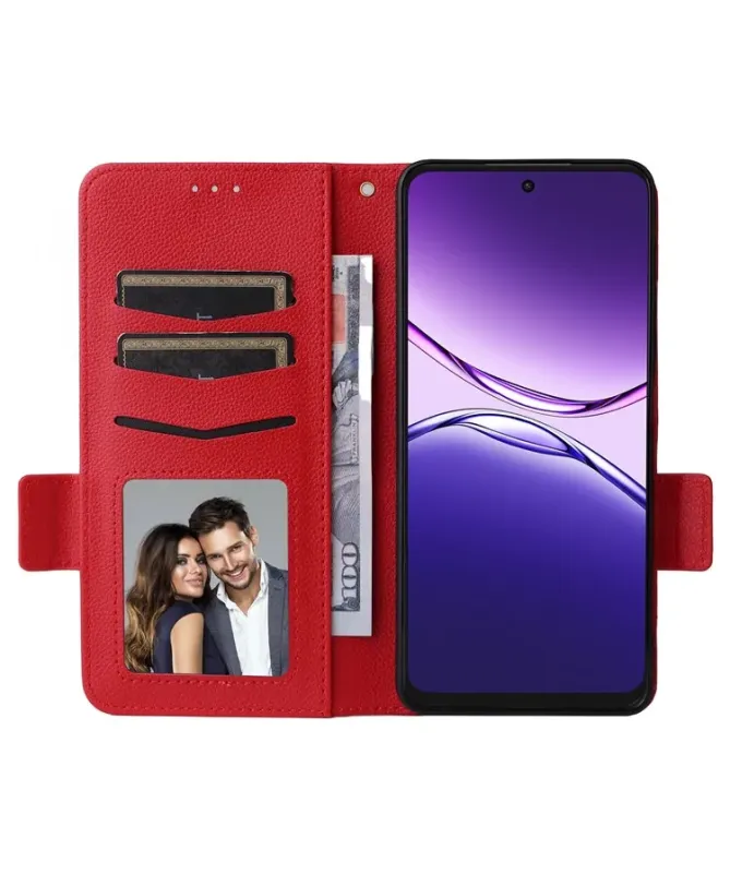 Housse Oppo A5 Pro 5G / 4G effet cuir à Lanière | FOLKEN