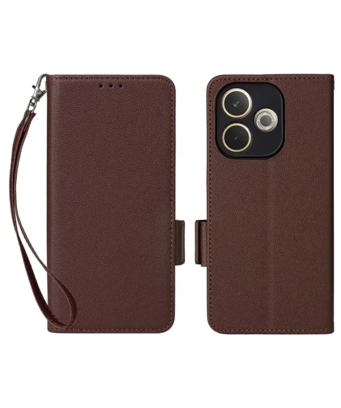 Housse Oppo A5 Pro 5G / 4G effet cuir à Lanière | FOLKEN