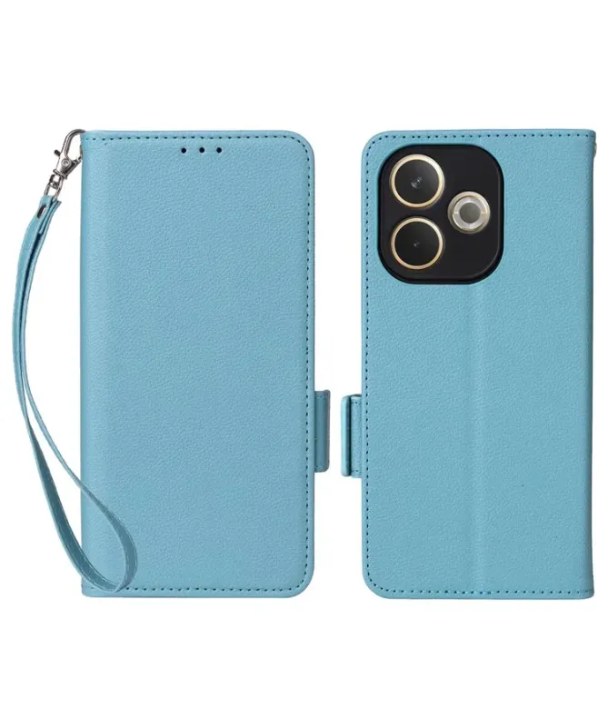 Housse Oppo A5 Pro 5G / 4G effet cuir à Lanière | FOLKEN