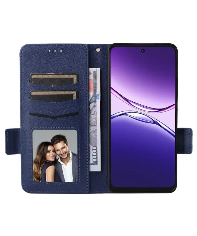 Housse Oppo A5 Pro 5G / 4G effet cuir à Lanière | FOLKEN