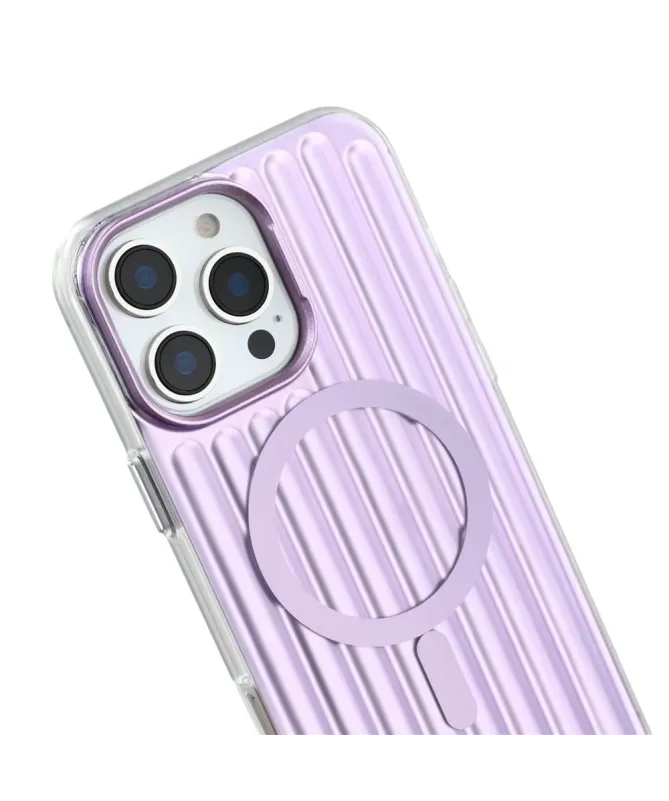Coque iPhone 15 Pro MagSafe Texture Valise Antichoc | RIDGE