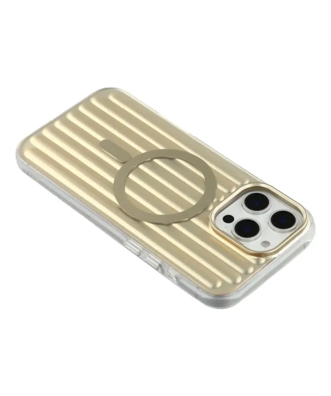 Coque iPhone 15 Pro MagSafe Texture Valise Antichoc | RIDGE