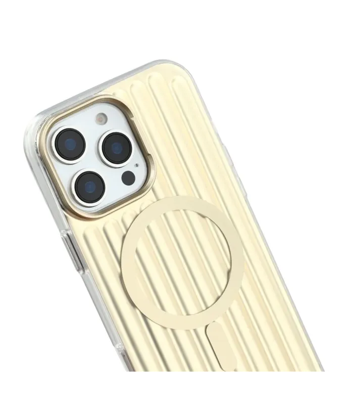 Coque iPhone 15 Pro MagSafe Texture Valise Antichoc | RIDGE