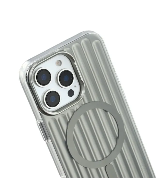 Coque iPhone 15 Pro MagSafe Texture Valise Antichoc | RIDGE